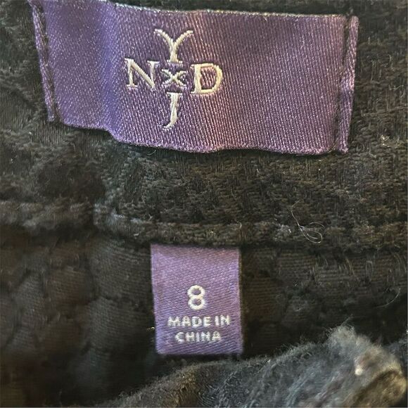 NYDJ Women's Size 8 Black Textured Jegging Pants with Lift Tuck Technology - Picture 14 of 16